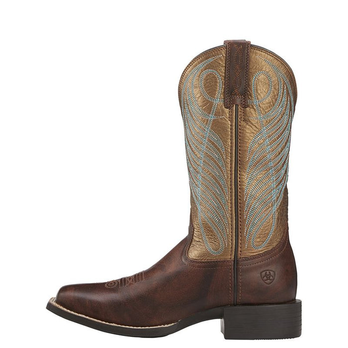 Ariat Women's Round Up Yukon Brown Cowgirl Boots