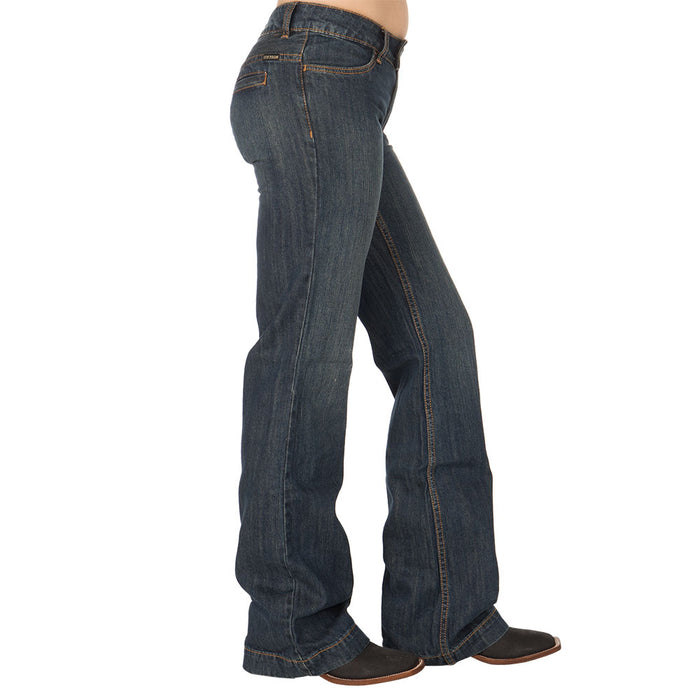 Stetson Apparel Women's Relaxed Fit Trouser Jeans