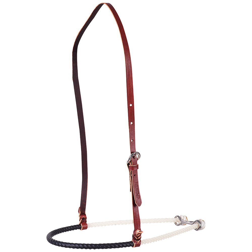 Martin Saddlery Head Setter with Leather Covered Rope Noseband