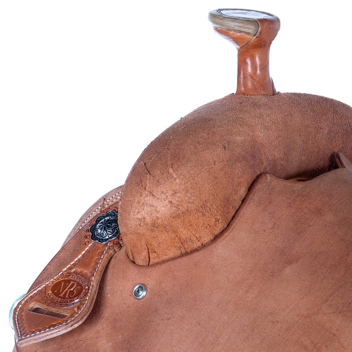 Nrs Competitors Natural Full Rough Out Team Roper Saddle