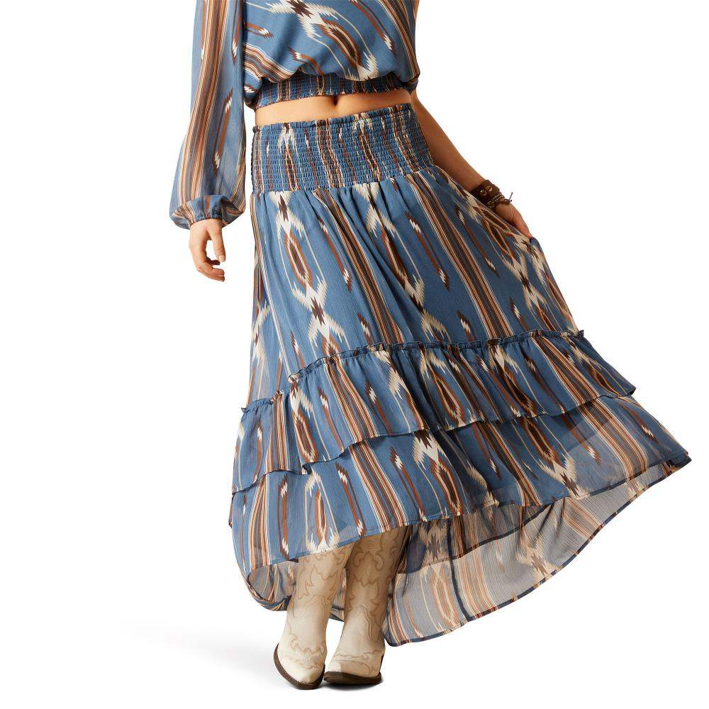 ARIAT WMS Chimayo Tampon Manteau, Imprimer Deux Colonnes, M Femme