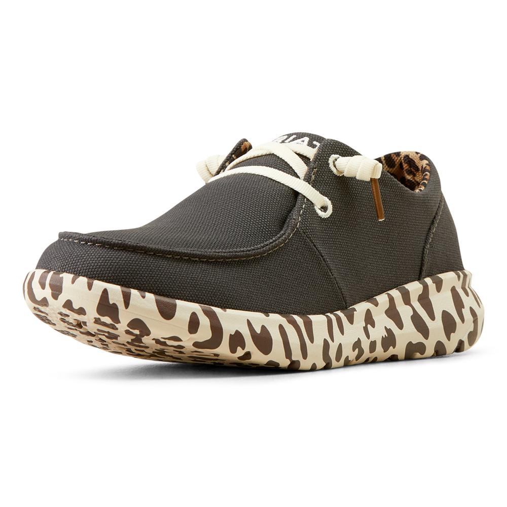 Ariat Hilo Ballerine Donna | Pelle Goffrata | Elasticizzate E Comode | Colore Nero | Taglia 37.5 EU