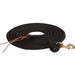 15ft Black Braided Poly Lead Rope w/Snap