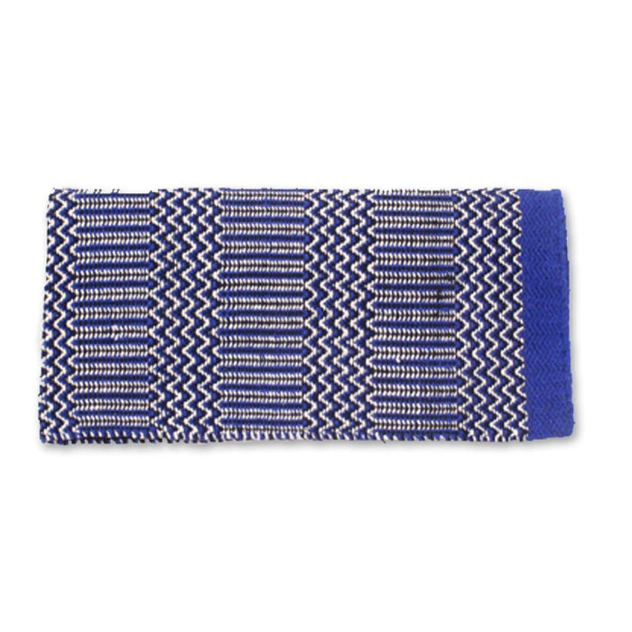Royal Blue Double Weave 32x64 Acrylic Blend Saddle Blanket