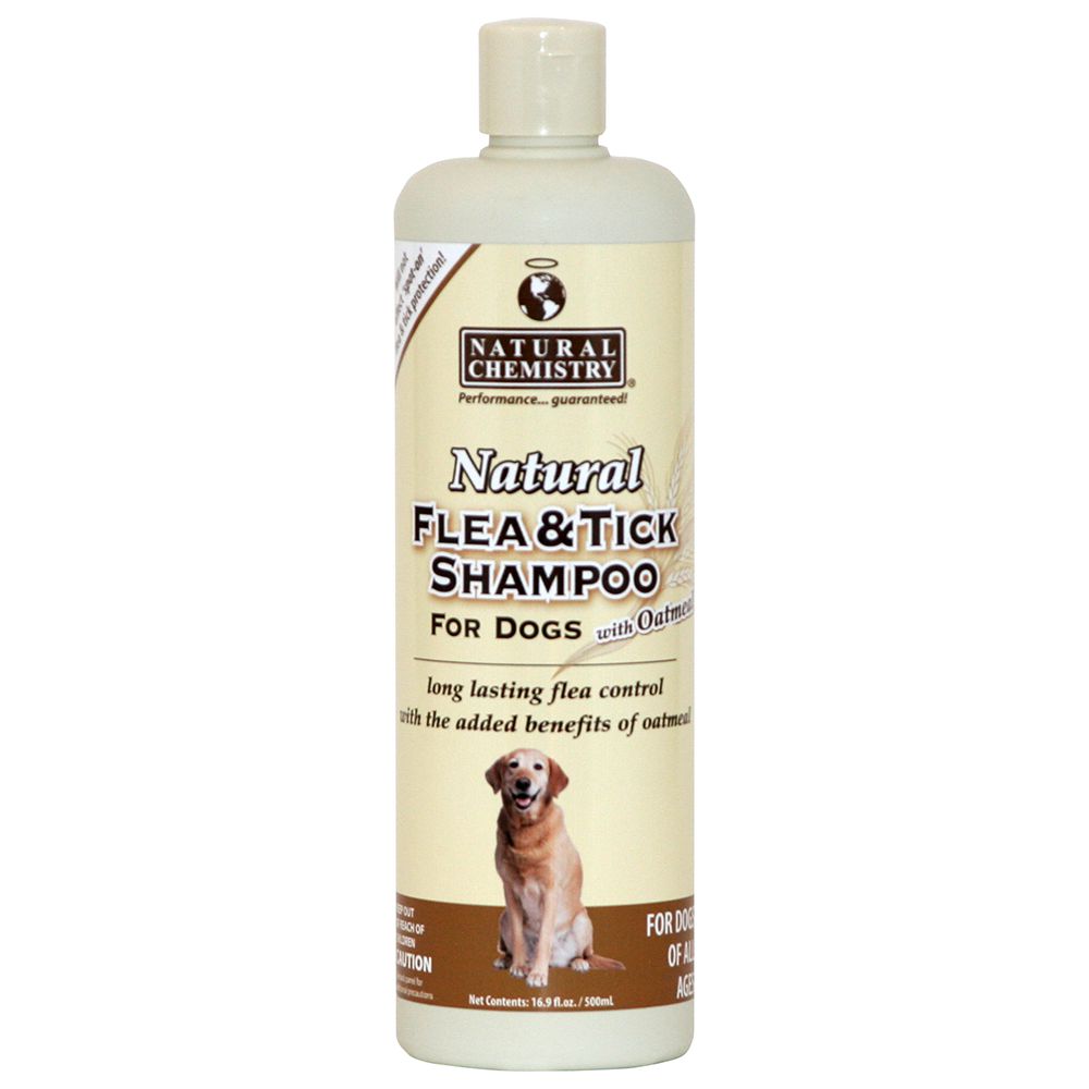 Natural Chemistry Flea Tick Shampoo w Oatmeal 16oz