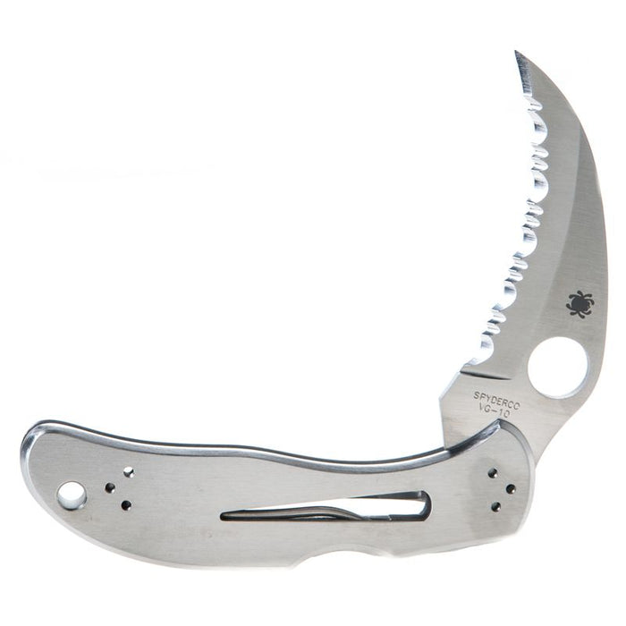 Spyderco Harpy Serrated Edge Stainless Steel Knife