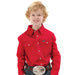 Boy's Wrangler Red Work Shirt
