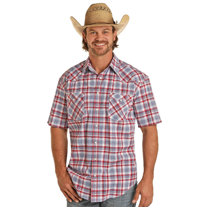Men's Panhandle Ombre Plaid Snap Shirt