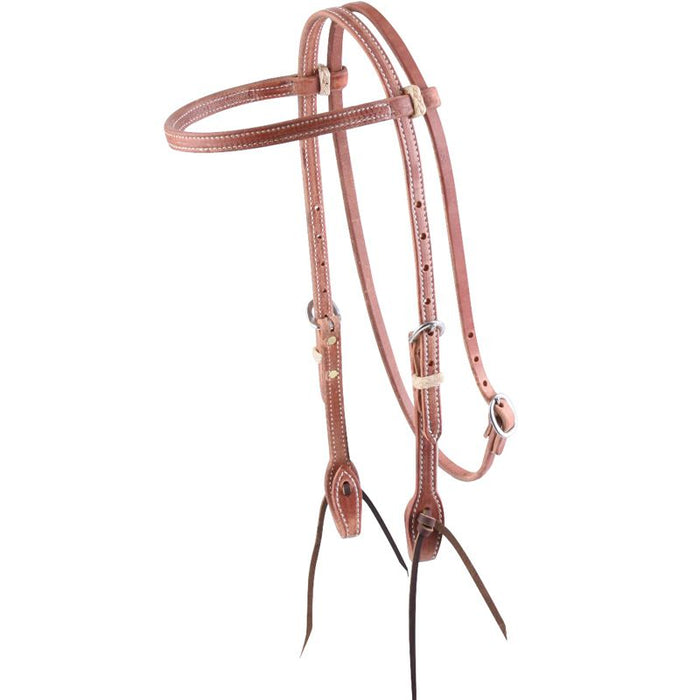 Day Worker Series Browband Harness Double Stitched Headstall