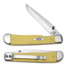 Case Yellow Synthetic TrapperLock Knife