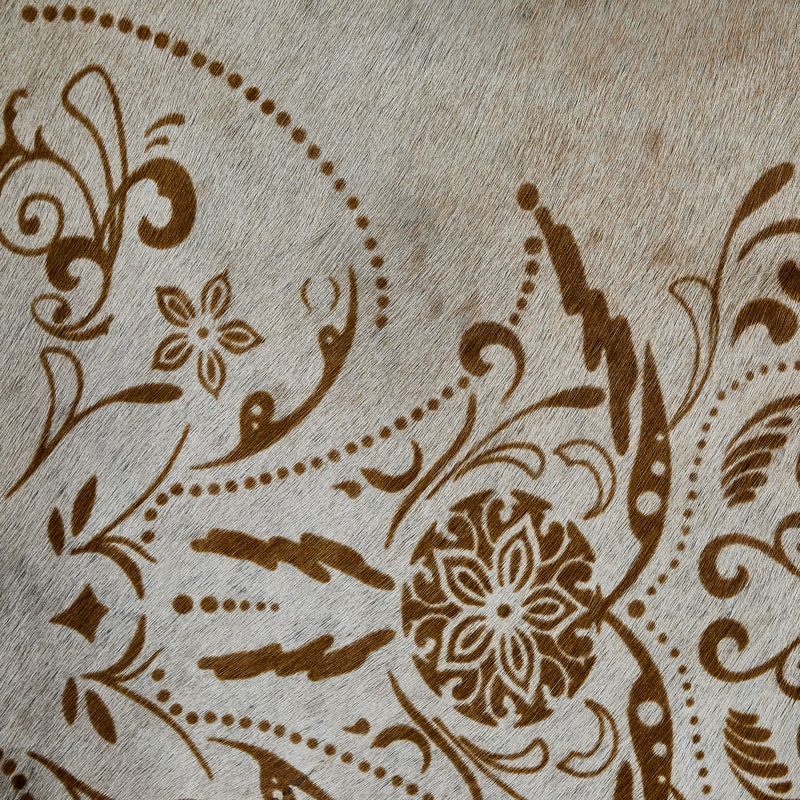 Lmt Design Baroque Mini Brown on Beige Cowhide