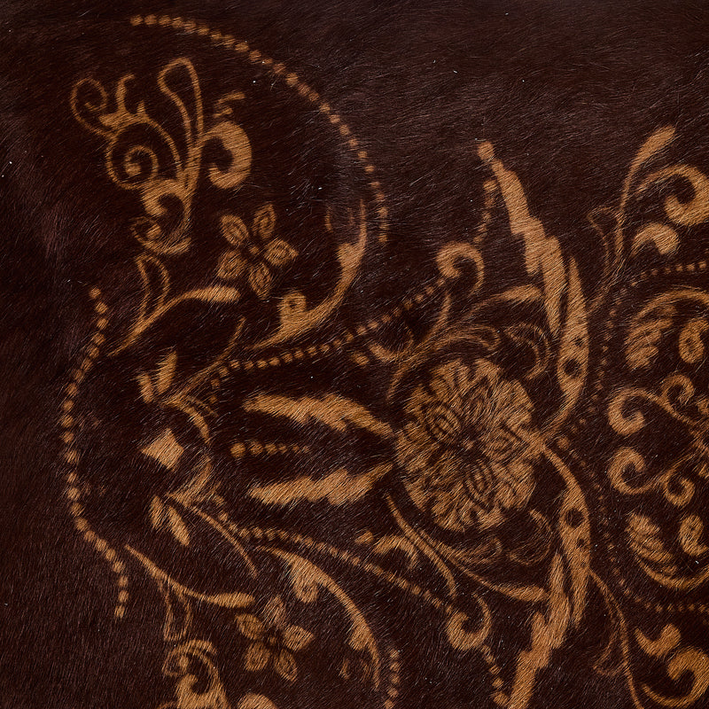 Lmt Design Baroque Mini Beige on Brown Cowhide