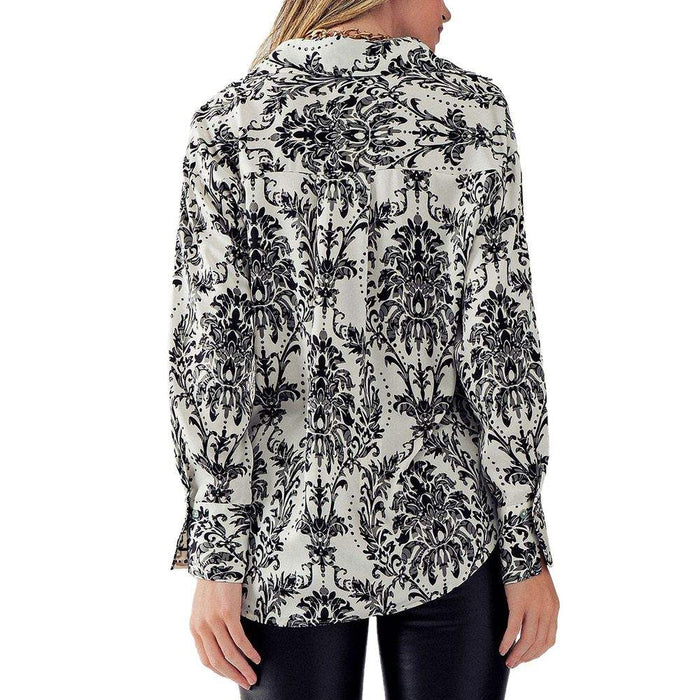 Trend:Notes Women's Elsie Button Down Satin Shirt