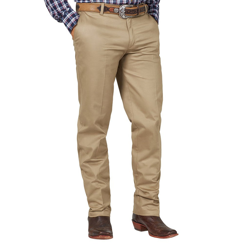 Wrangler Men's Flat Front Casual Khaki Pants