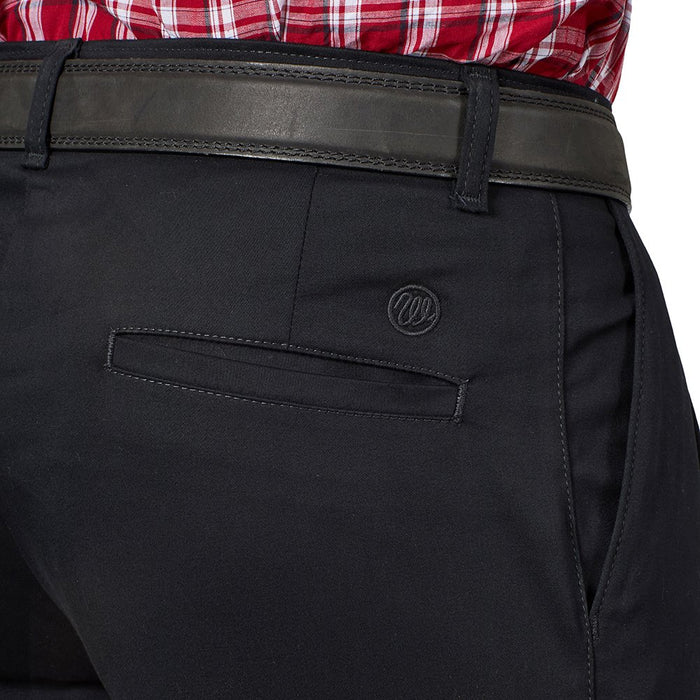 Wrangler Men's Casual Black Pleated Pants