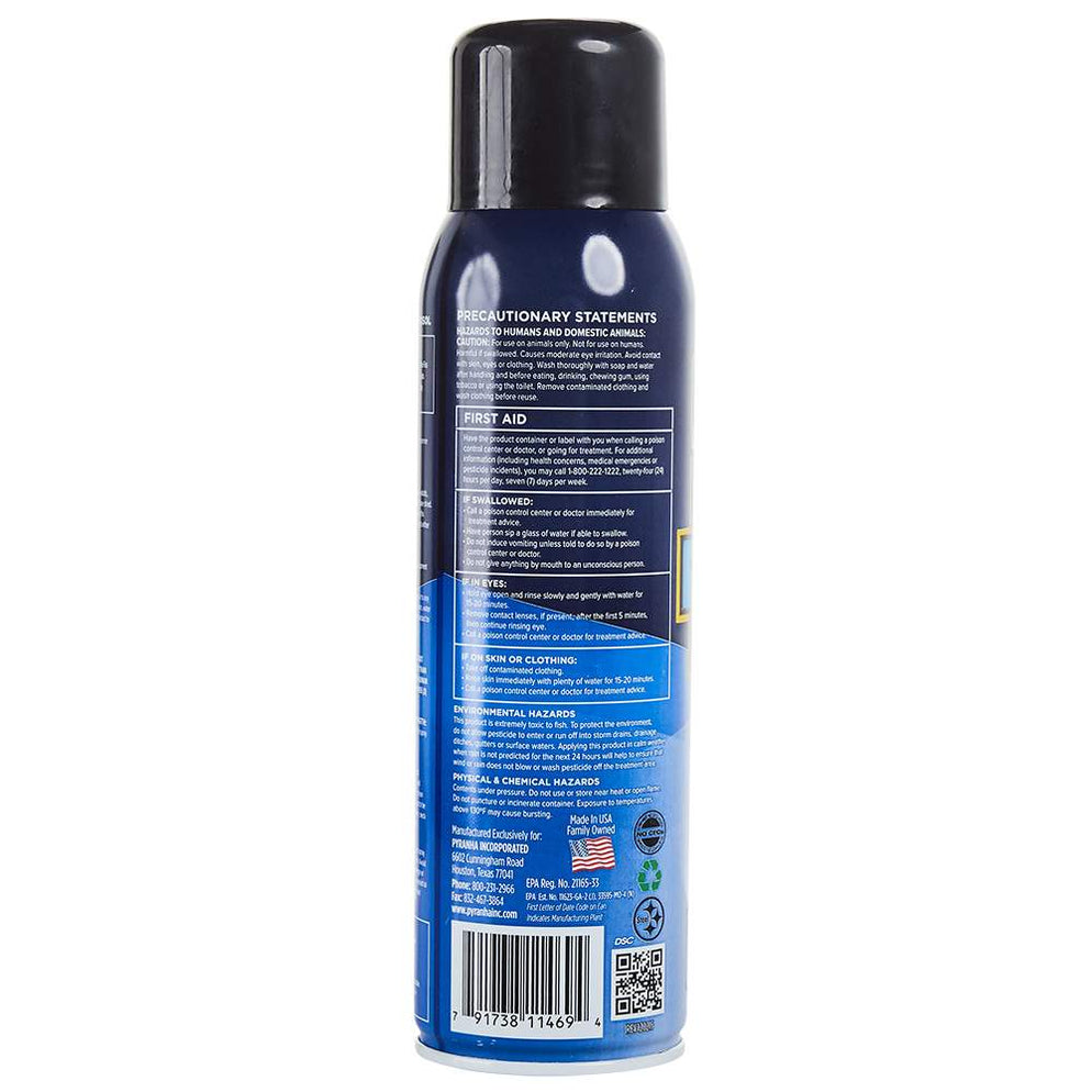 Pyranha Wipe 'N Spray Fly Repellent For Horses – 1 Quart, Pyrethrum Formula, Conditions Coat