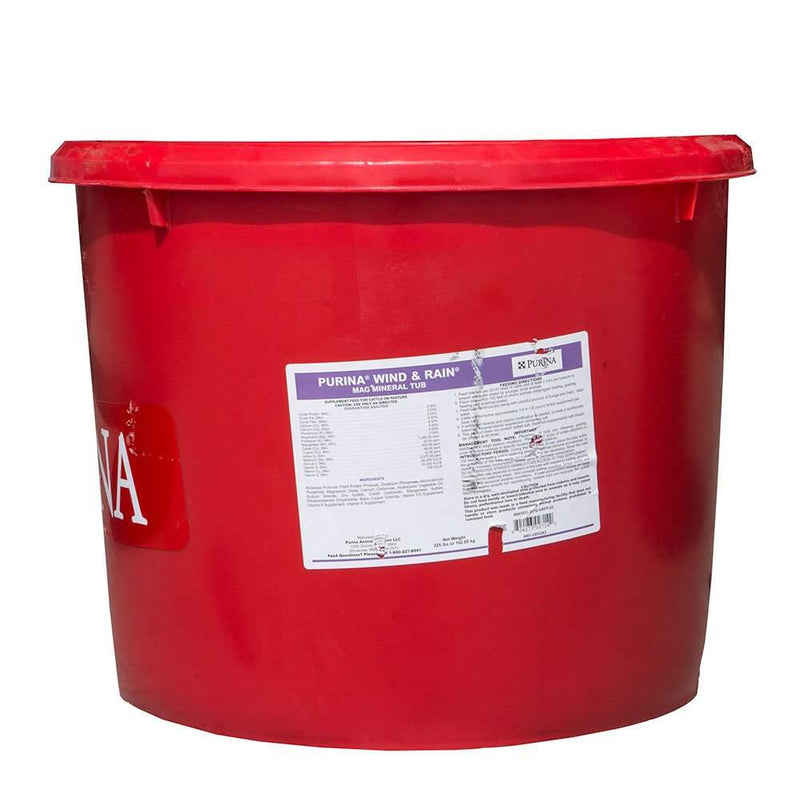 Purina Animal Nutrition Wind and Rain Mag Mineral Tub