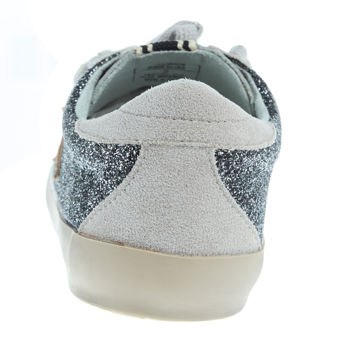 Shu Shop Paula Kids Black and Silver Casual Shoe