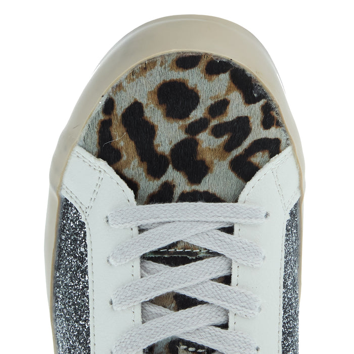 Shu Shop Paula Kids Black and Silver Casual Shoe