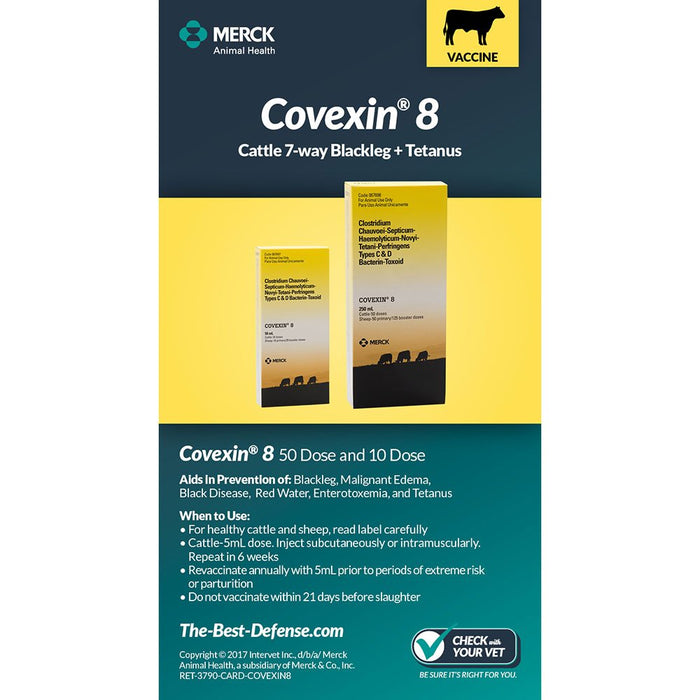 Merck Animal Health Bovilis Covexin 8 50 Dose