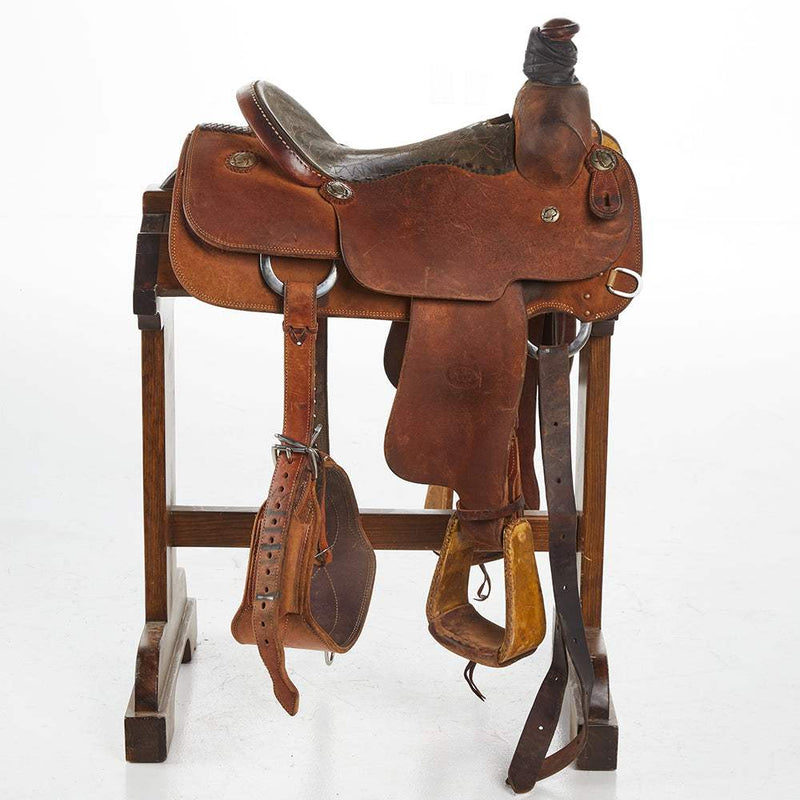 Tw Custom Saddlery 15in Used Team Roper