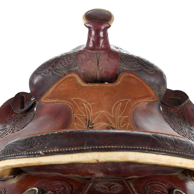 NRS Used 15in Circle Y Team Roping Saddle