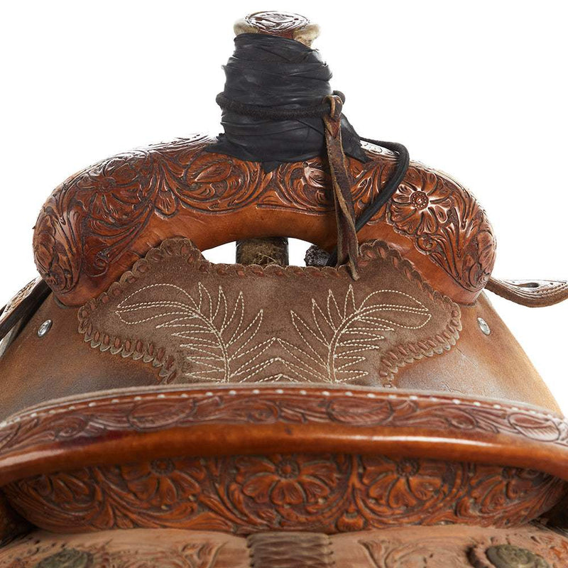 NRS Used 14.5in Custom Elite Saddlery Team Roper