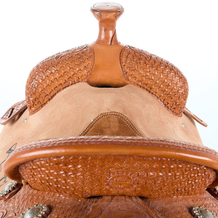NRS Used 14in Cactus Champion Trophy Team Roping Saddle