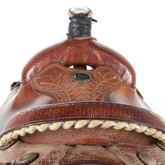 NRS Used 15in Billy Cook Team Roping Saddle
