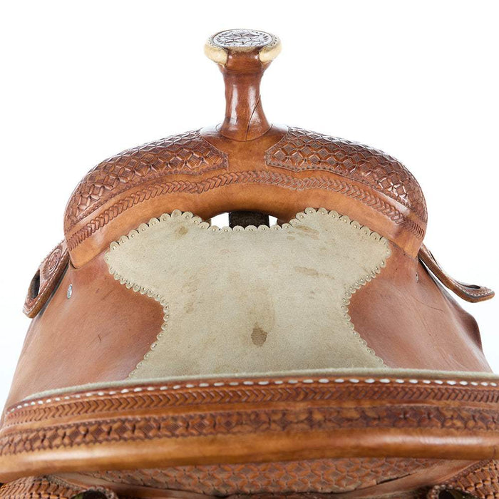 NRS Used 15in Professional Team Roping Saddle