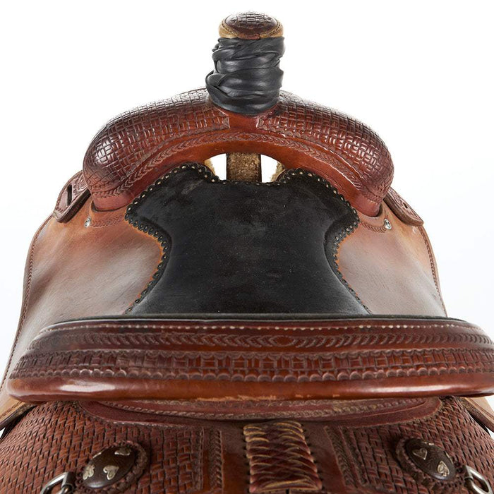 Nrs Pro Series 14.5in Used Team Roping Saddle