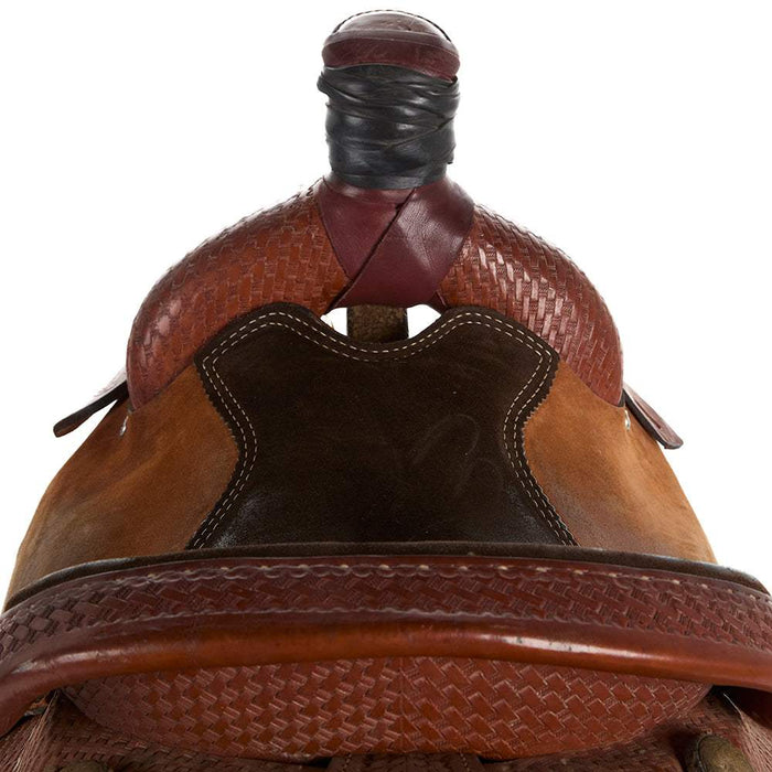 NRS Used 15in THS Saddle Shop Team Roping Saddle