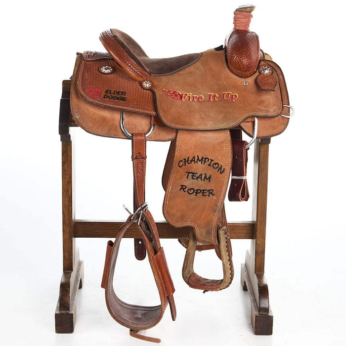 NRS Used 15in Scott Thomas Team Roping Saddle