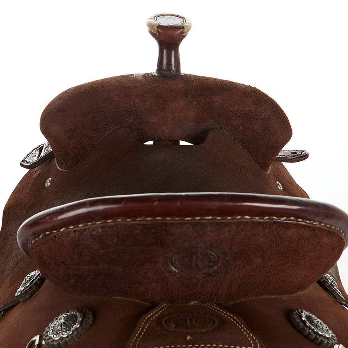 Nrs Roping Logo NRS Used 14in Competitor Series Team Roping Saddle