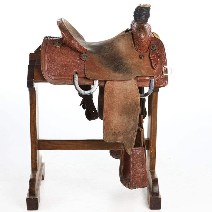 NRS Used 15in RC Team Roping Saddle