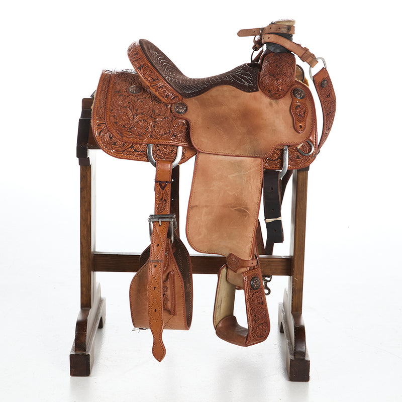 Baiano Saddlery Used 14.5in Team Roper