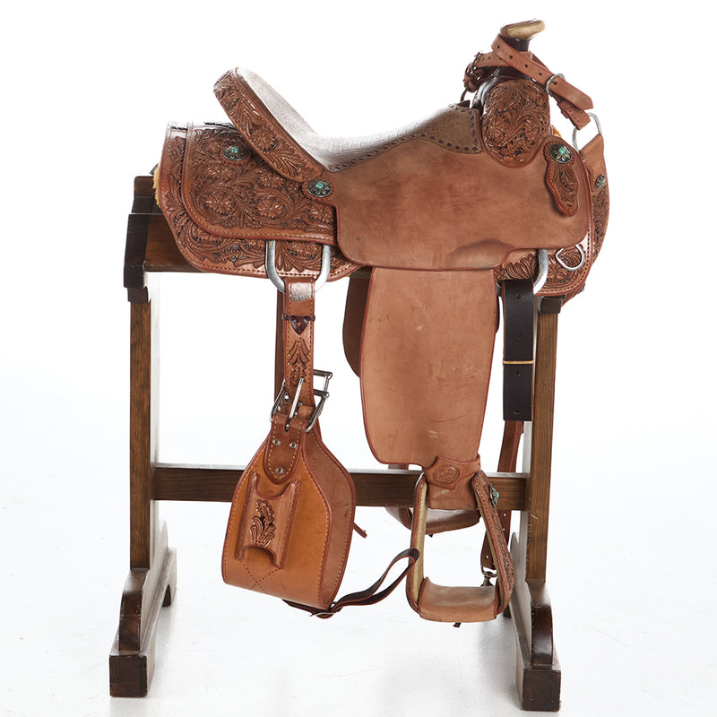 Baiano Saddlery Used 15.5in Team Roper