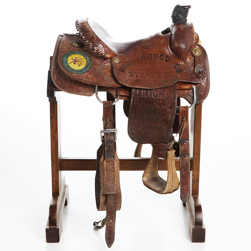 Twister Saddle Shop Used 15in Trophy Team Roper