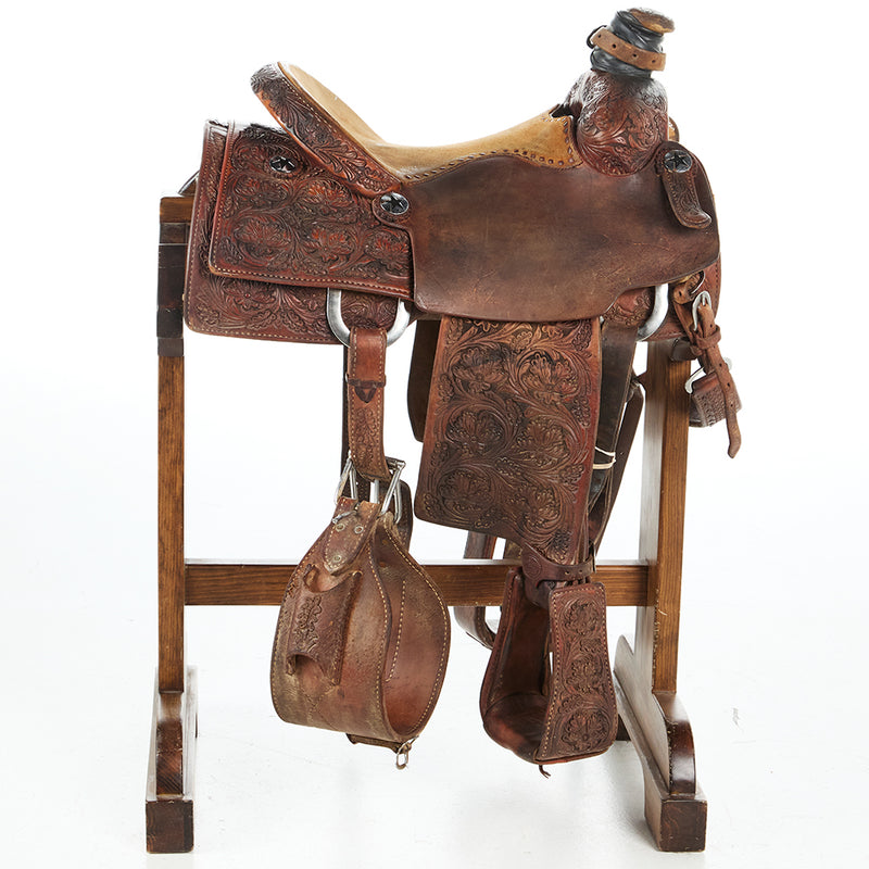 Baiano Saddlery Used 15.5in Baiano Team Roper