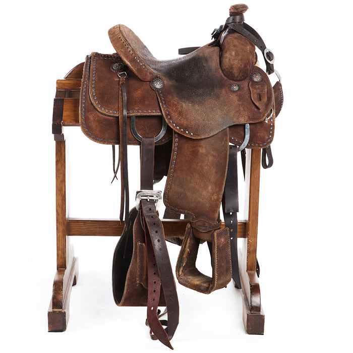 Seven Saddles Used 13.5in Team Roper