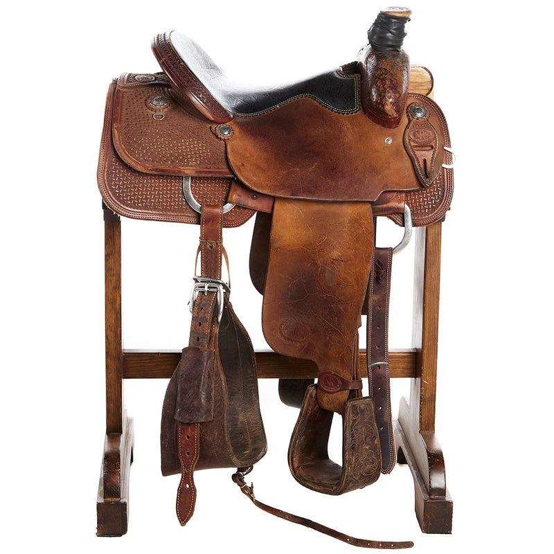 Nrs Competitor Series Used 15.5in Waffle Stamp Team Roper