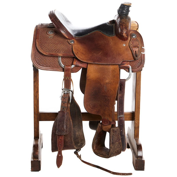 Nrs Competitor Series Used 15.5in Waffle Stamp Team Roper