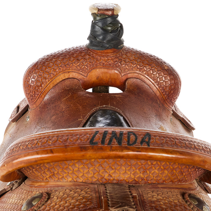 Bar M Saddlery Used 14.5in Saddlery Team Roper