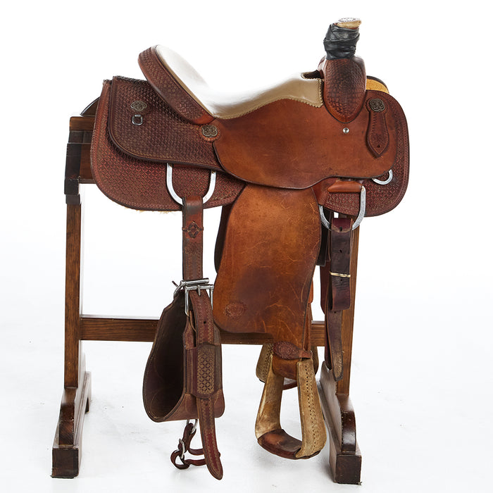 Nrs Pro Series Used 15in Waffle Stamp Team Roper
