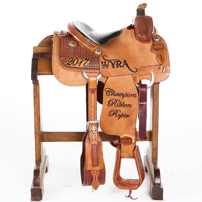 Trent Ward Used 13in WYRA Trophy Team Roper