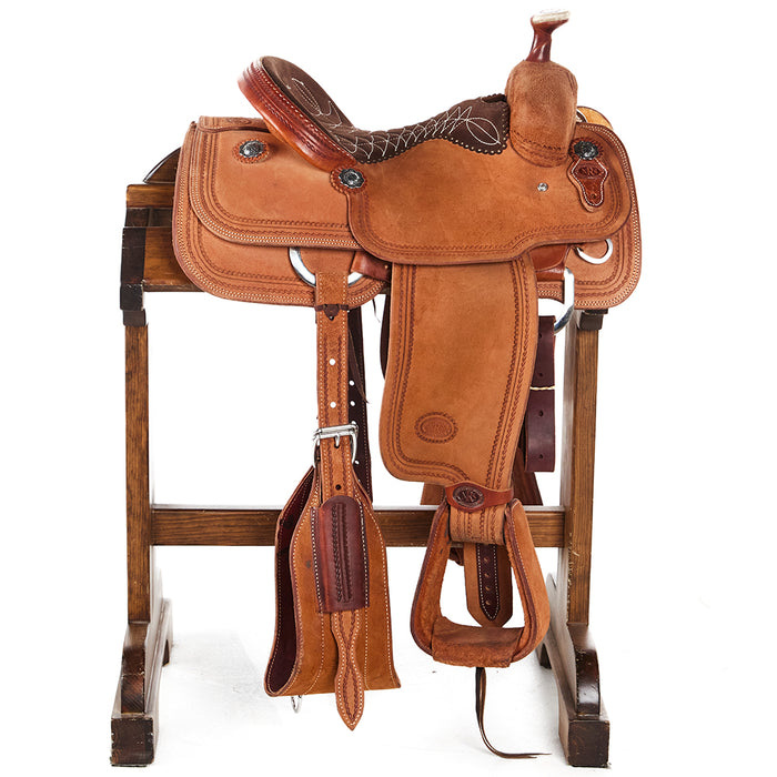 Nrs Competitor Series Used 14in Roughout Quilted Seat Team Roper