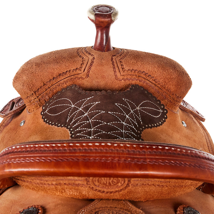 Nrs Competitor Series Used 14in Roughout Quilted Seat Team Roper