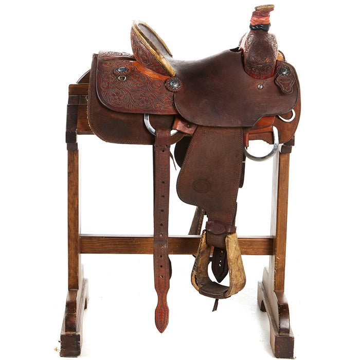 Nrs Competitor Series Used 13.5in Wyoming Flower Team Roper