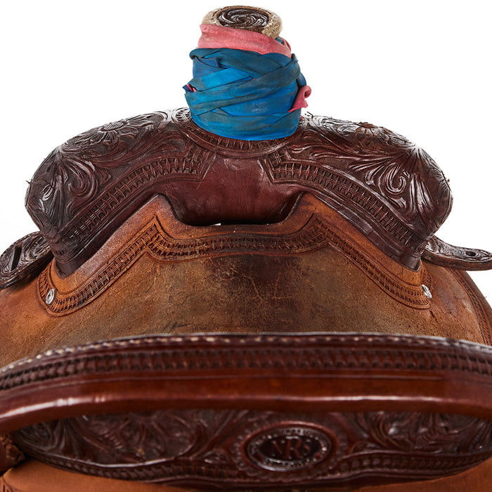 Nrs Competitor Series Used 14.5in 1/2 Breed Full Border Team Roper