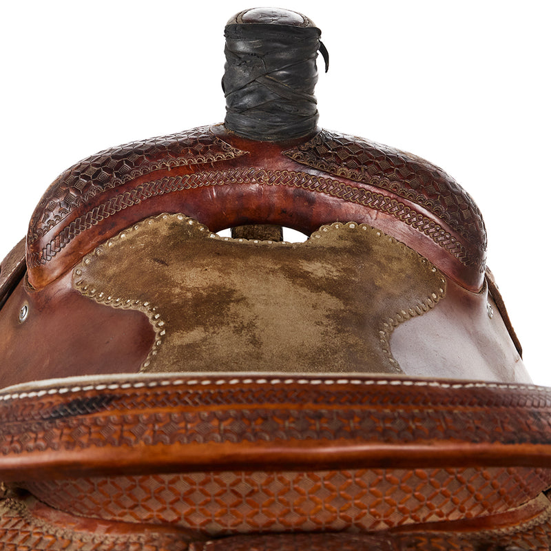 David's Pro Series Used 15in Half Breed Waffle Stamp Team Roper